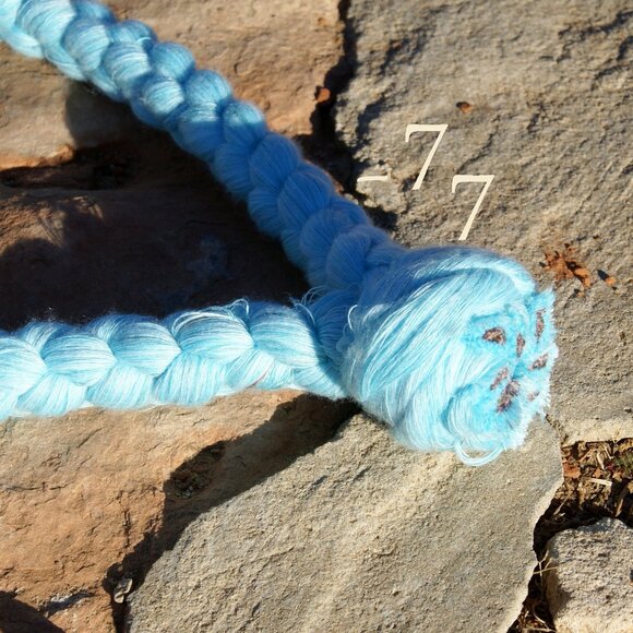 Colorful Soft Cotton Rope 4-Plait Braided Bosal for Loping/Breaking Hackamore - Picture 2 of 2